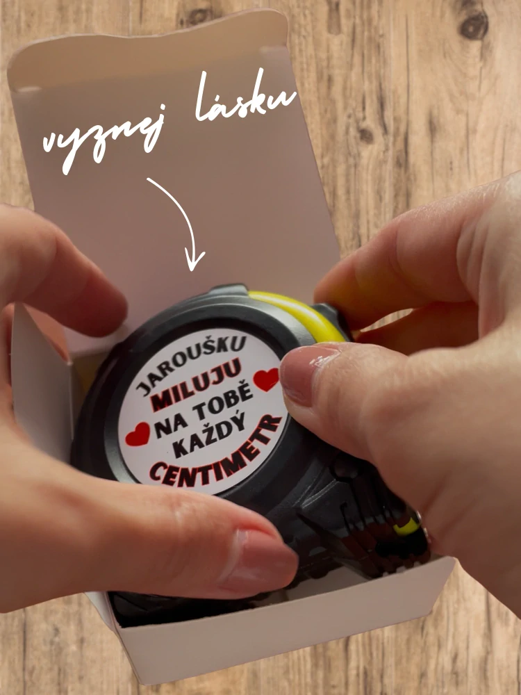 Personalizovaný svinovací metr