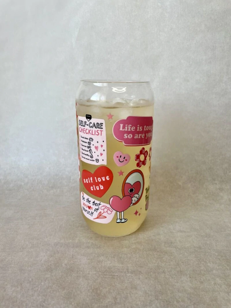 Sklenička s motivem SELF LOVE