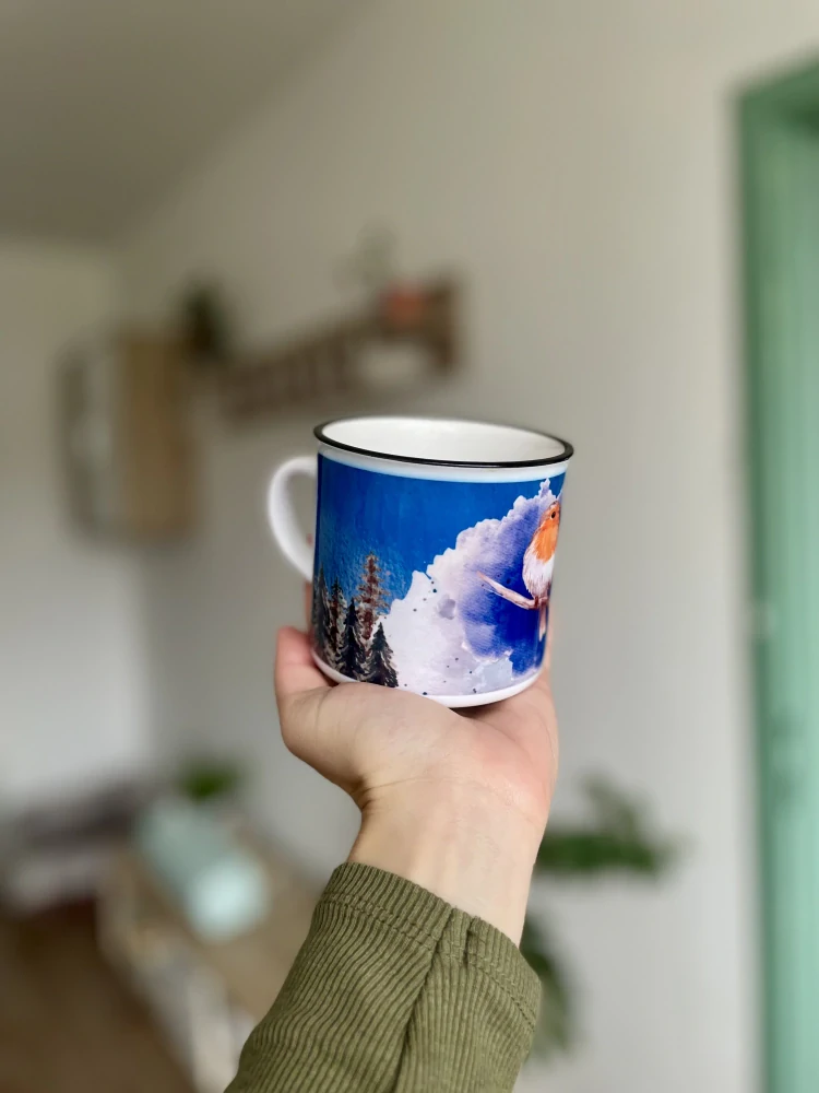 Keramický plecháček PTÁČEK