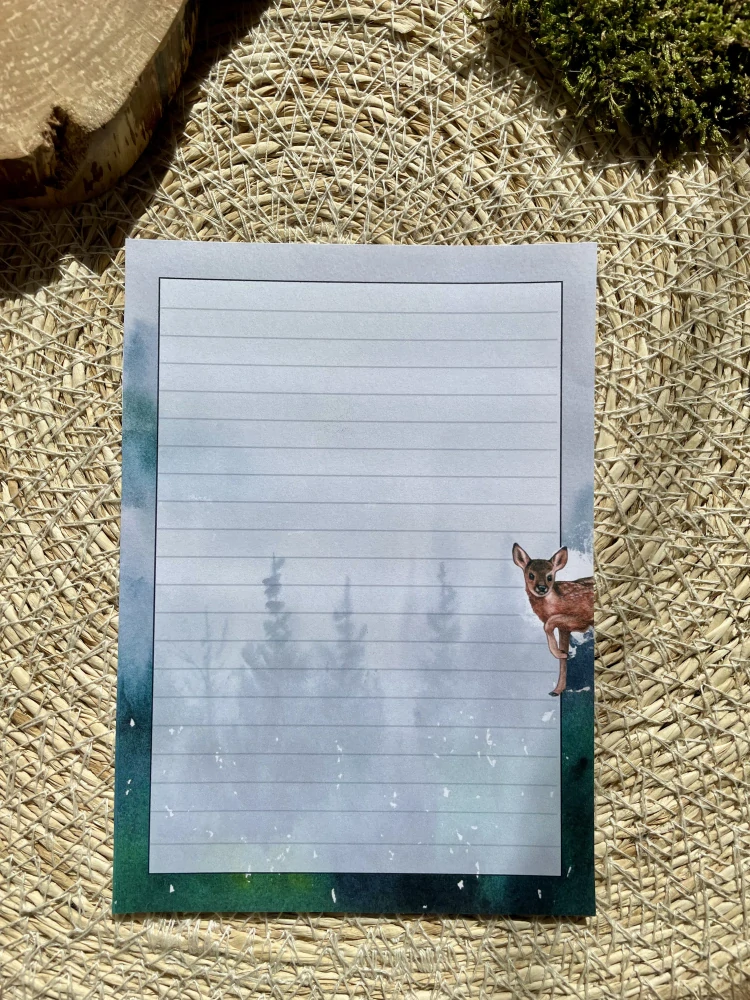 Poznámkový blok LESNÍ PŘÍBĚH