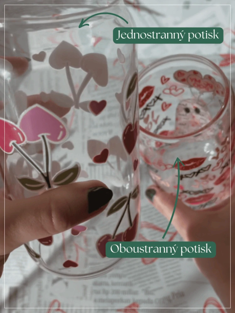 Sklenička s motivem SELF LOVE