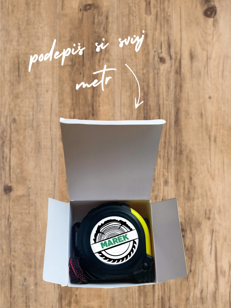 Personalizovaný svinovací metr