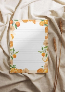 Poznámkový blok POMERANČ