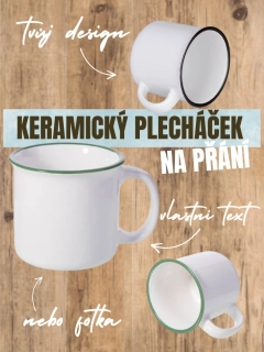 Keramický plecháček NA PŘÁNÍ